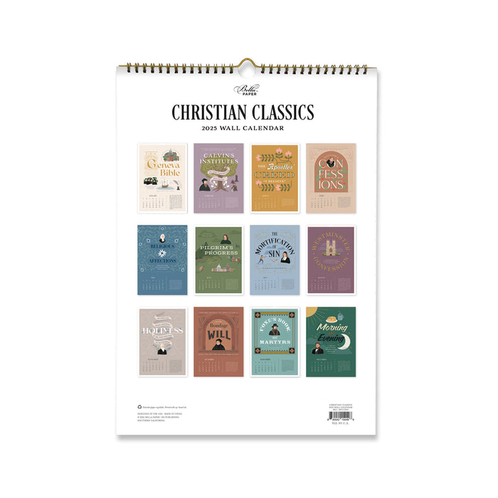 Christian Classics - 2025 Wall Calendar