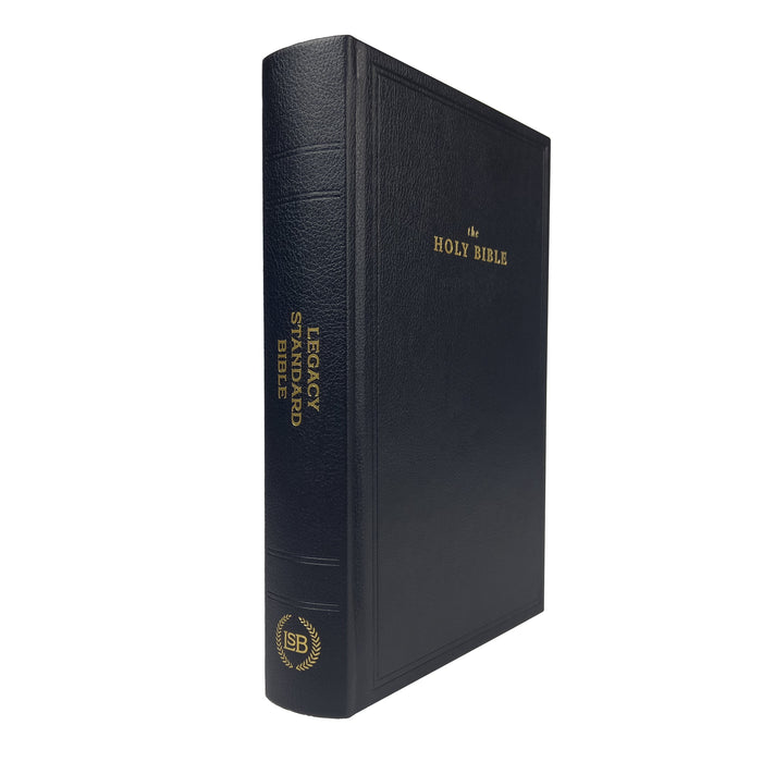 Legacy Standard Bible Handy Size Black Faux Leather Hardcover - Case Lot