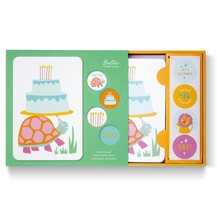 Bright Birthdays Assorted Note Cards – Set of 12