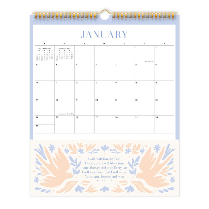 Praise His Name - 2027 Pocket Keeper Calendar