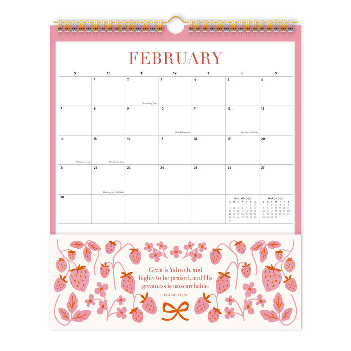 Praise His Name - 2027 Pocket Keeper Calendar