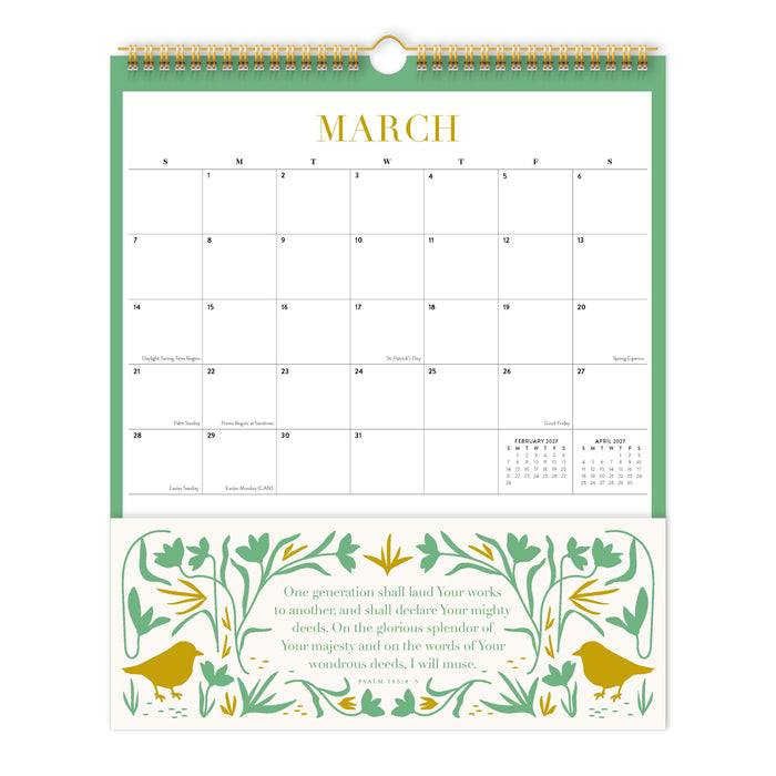 Praise His Name - 2027 Pocket Keeper Calendar