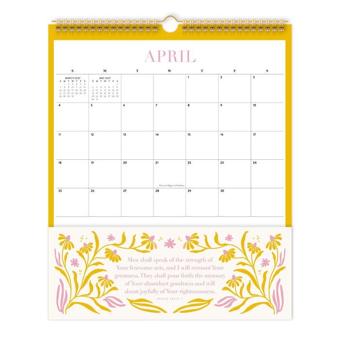 Praise His Name - 2027 Pocket Keeper Calendar