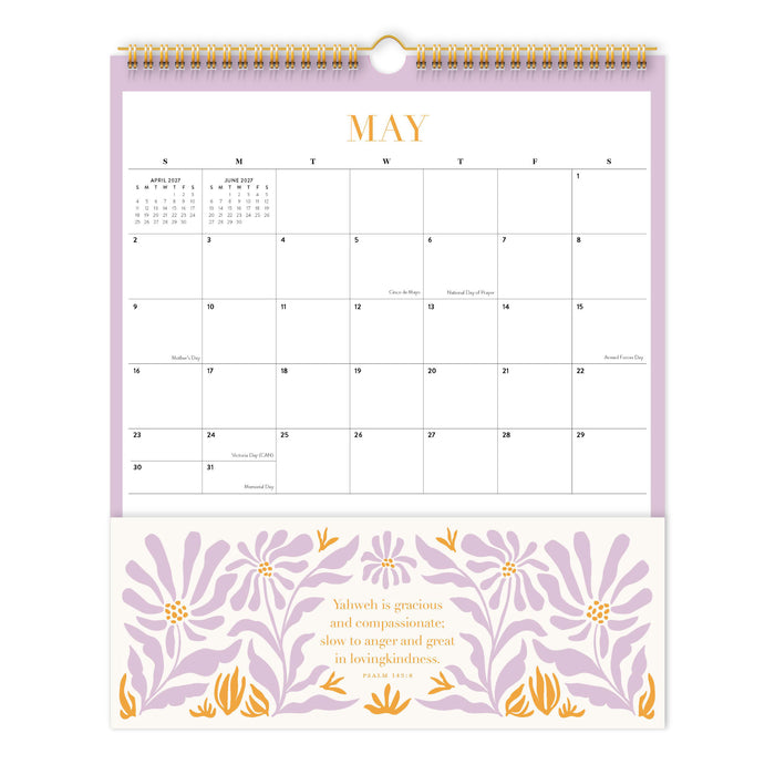 Praise His Name - 2027 Pocket Keeper Calendar