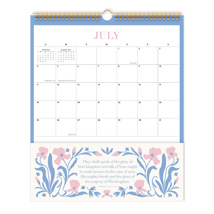 Praise His Name - 2027 Pocket Keeper Calendar