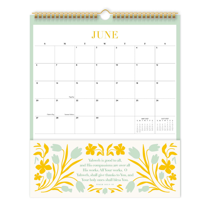 Praise His Name - 2027 Pocket Keeper Calendar