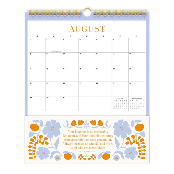 Praise His Name - 2027 Pocket Keeper Calendar
