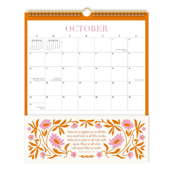 Praise His Name - 2027 Pocket Keeper Calendar