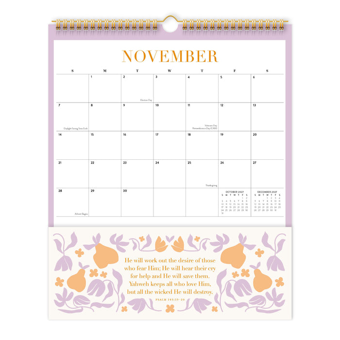 Praise His Name - 2027 Pocket Keeper Calendar