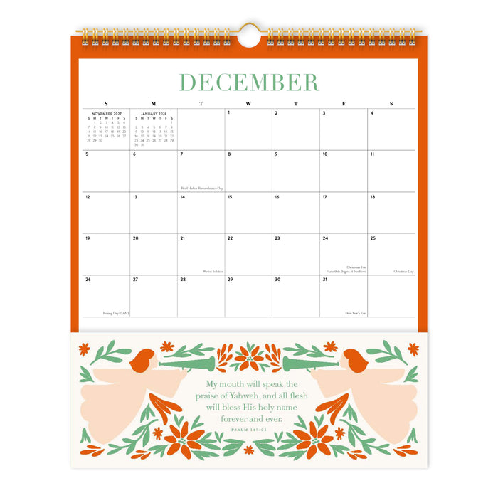 Praise His Name - 2027 Pocket Keeper Calendar