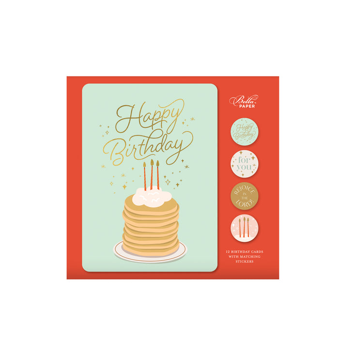 Taste & See Birthday Card Set - Set of 12