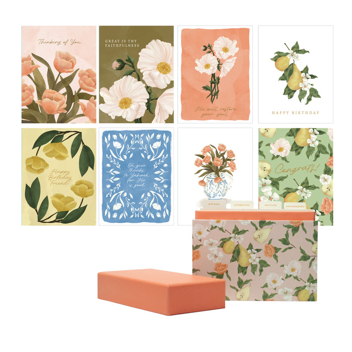 Bountiful Blessings Assorted Card Set - Set of 20