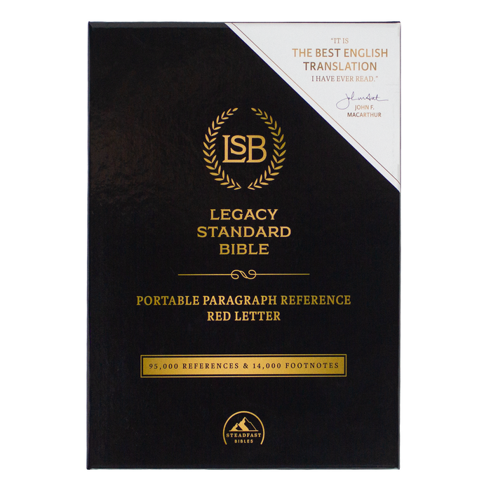 Legacy Standard Bible, Portable Paragraph Reference, Red Letter