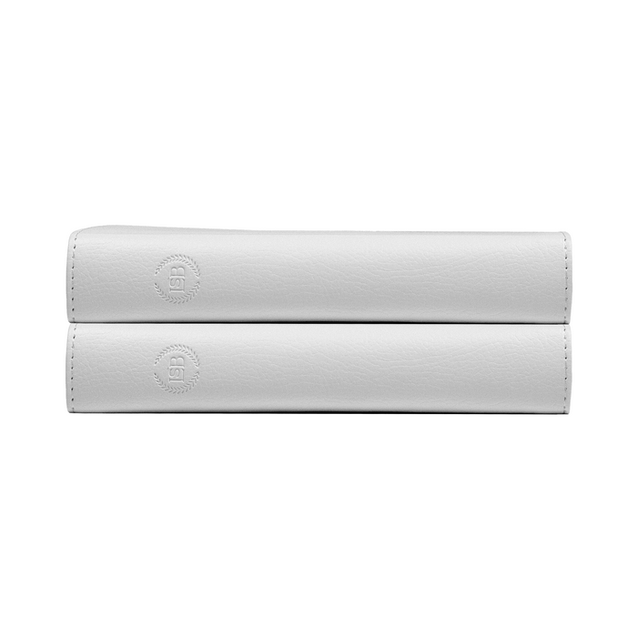 Legacy Standard Bible, Compact Edition - Artist White Faux Leather 2 Pack