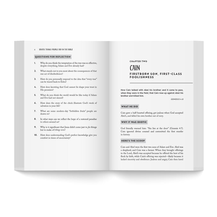 Idiotic Things People Did in the Bible