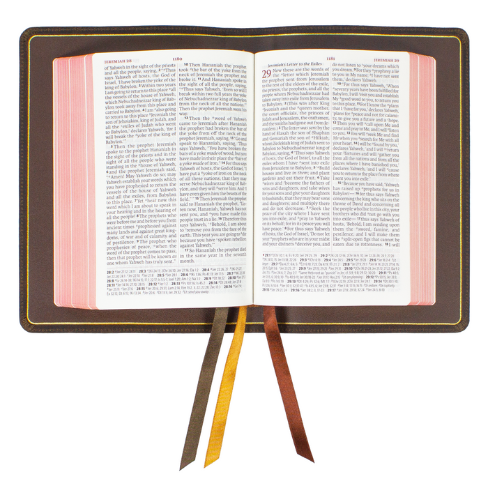 Legacy Standard Bible, Portable Paragraph Reference - Edge-Lined Italian Cowhide Full Yapp