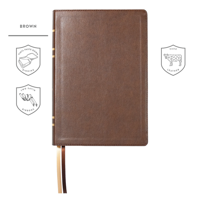 Legacy Standard Bible, Giant Print Reference Edition - Paste-Down Faux Leather