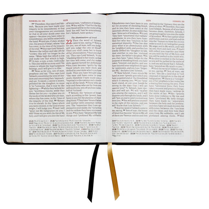 GALLERY ONLY - Legacy Standard Bible, Giant Print Reference Edition - Paste-Down Cowhide