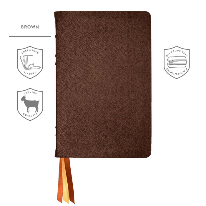 Legacy Standard Bible, Handy Size Edge-Lined Goatskin Special Edition Printed on European Paper