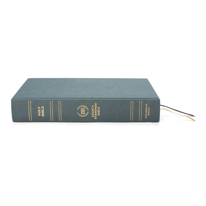 Legacy Standard Bible, Handy Size Slate Grey Linen Hardcover - Case Lot