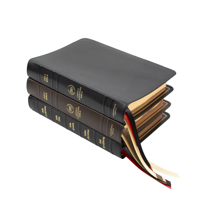 Legacy Standard Bible, Handy Size, Inside Column Reference Red Letter - Edge-Lined Goatskin