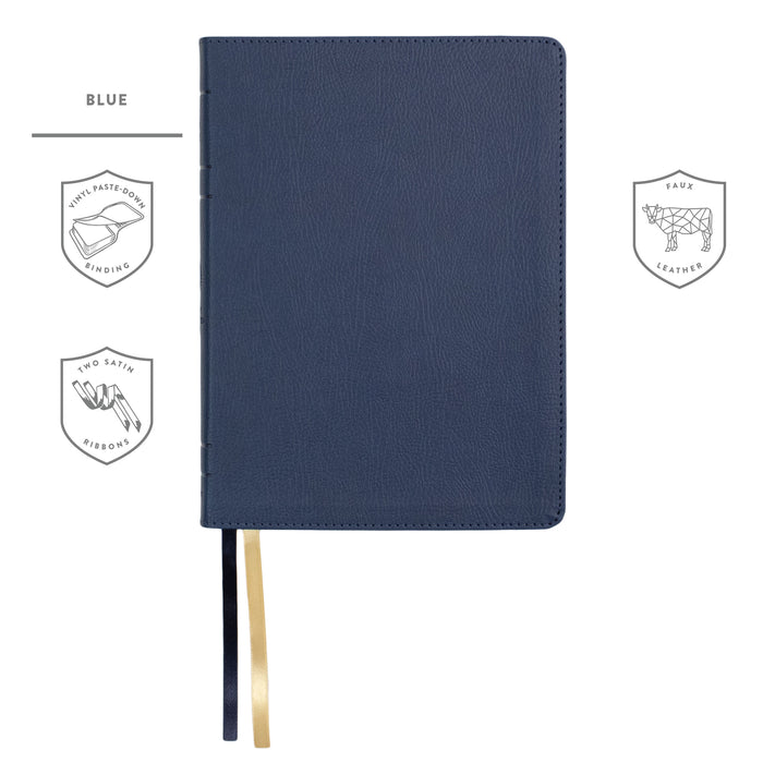 Legacy Standard Bible, Handy Size, Inside Column Reference Red Letter - Paste-Down Faux Leather