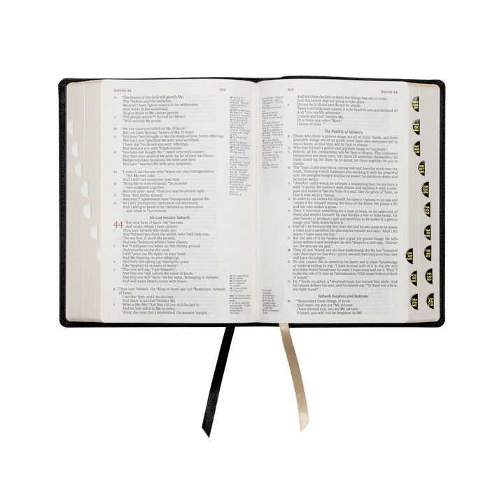 GALLERY ONLY -  Legacy Standard Bible, Inside Column Reference - Paste-Down Cowhide