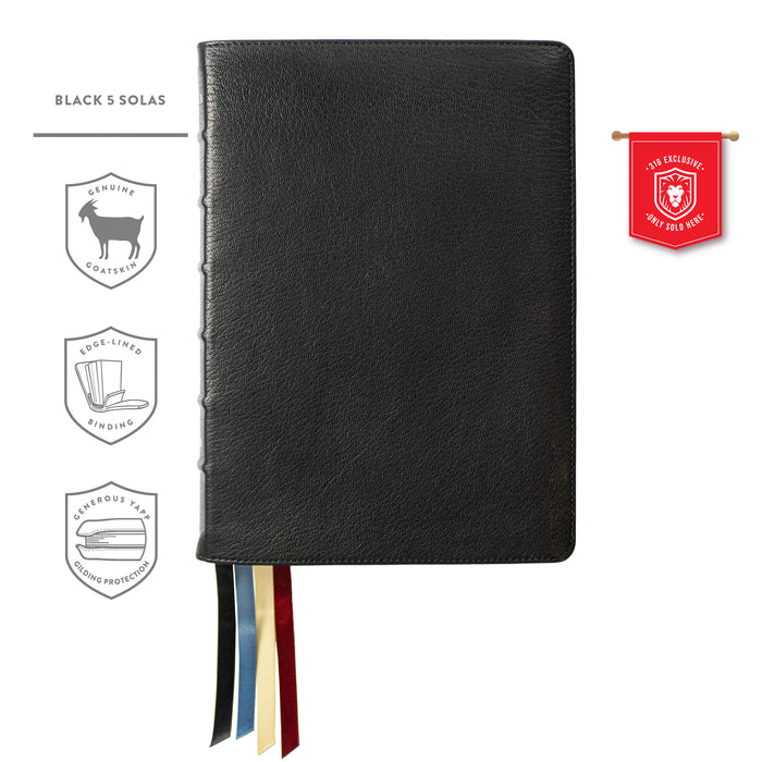 Legacy Standard Bible, MacArthur Study Bible - Edge-Lined Goatskin