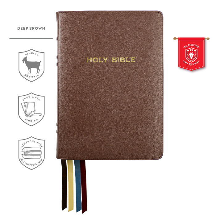 Legacy Standard Bible, MacArthur Study Bible - Edge-Lined Goatskin