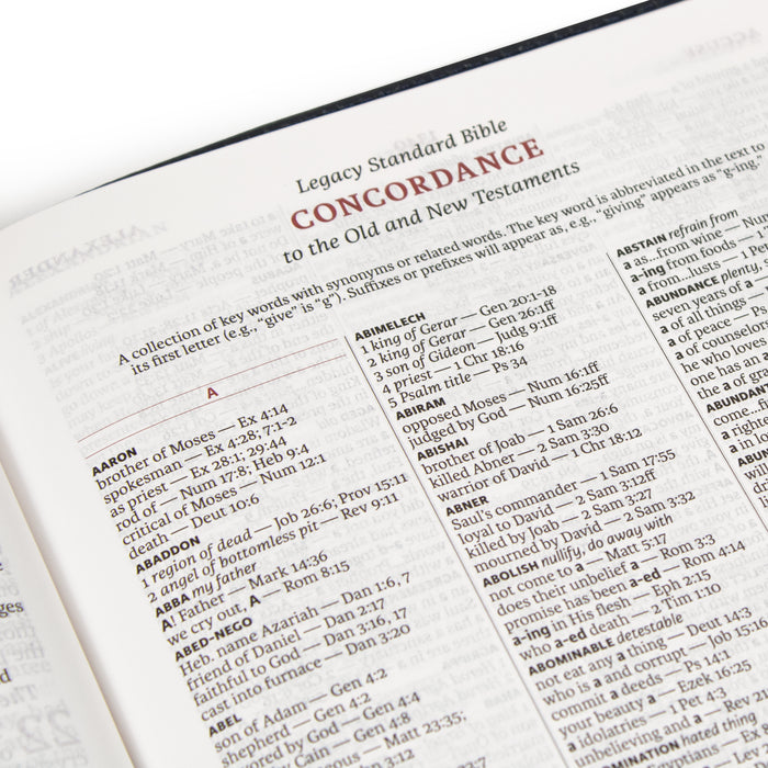 Legacy Standard Bible, Large Print Ultrathin- Paste-Down Tuff-Skin