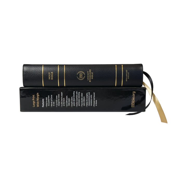 GALLERY ONLY - Legacy Standard Bible, Large Print Wide Margin - Paste-Down Cowhide