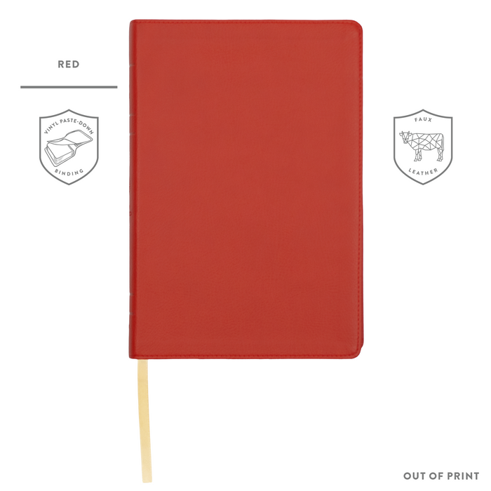 Legacy Standard Bible, Handy Size, Red Letter - Faux Leather