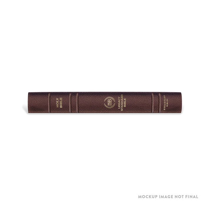 Legacy Standard Bible, Large Print Ultrathin - Edge-Lined Cowhide