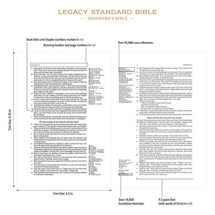 Legacy Standard Bible, Shepherd's Bible - Hardcover