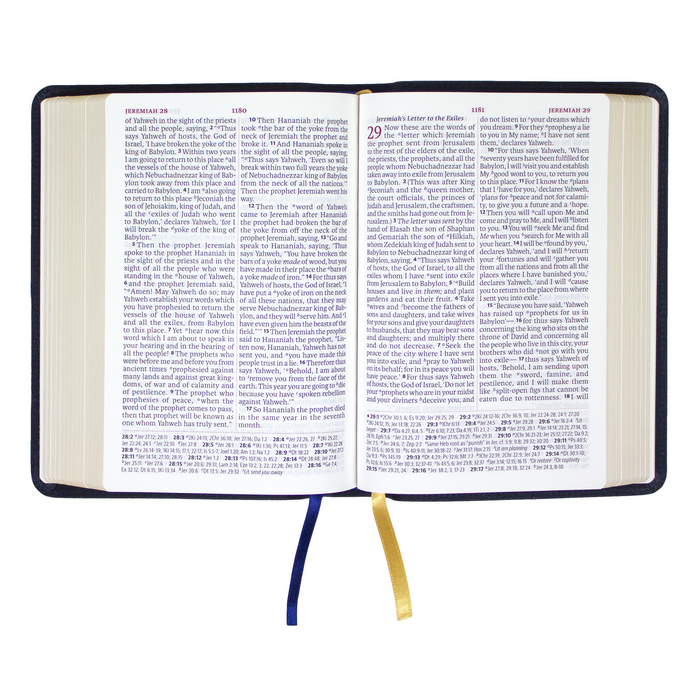 Legacy Standard Bible, Portable Paragraph Reference - Paste-Down Italian Cowhide