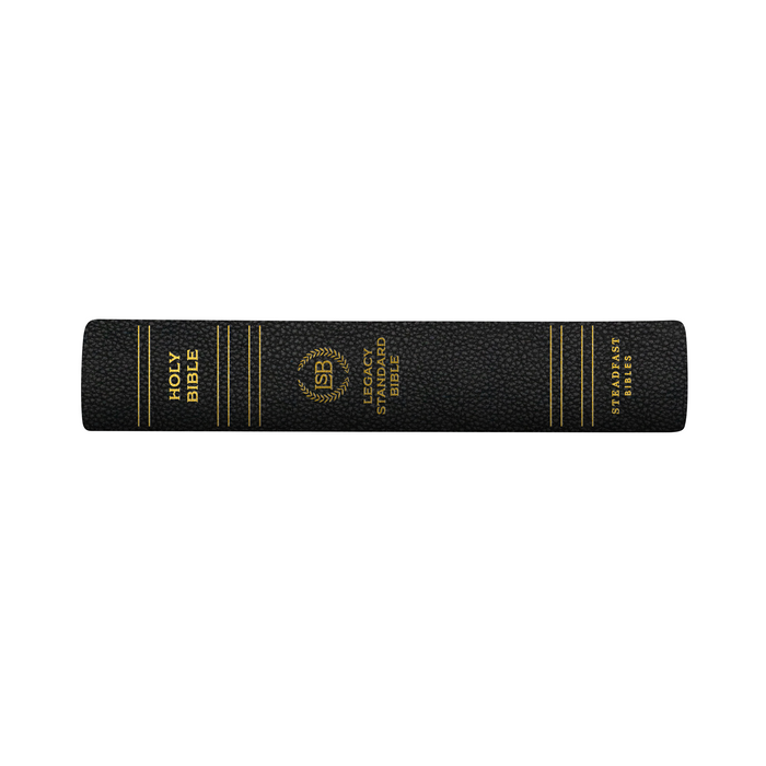 Legacy Standard Bible, Portable Paragraph Reference, Red Letter - Paste-Down Cowhide