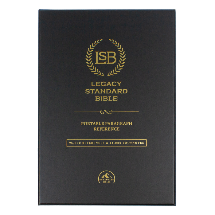 Legacy Standard Bible, Portable Paragraph Reference - Edge-Lined Shamar Goatskin Full Yapp