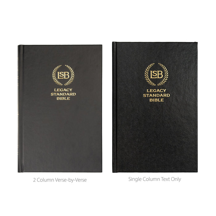 Legacy Standard Bible, Pew Bible Black Hardcover 2 Pack