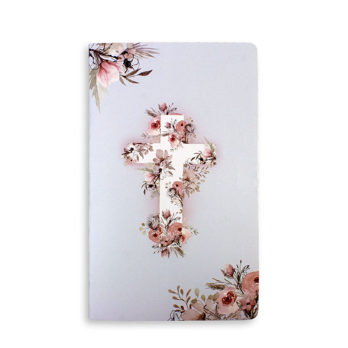 Floral Cross Design Journal 3 Pack - Case Lot