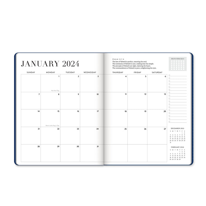 Enduring Word - 2024 17-Month Bible Memory Planner