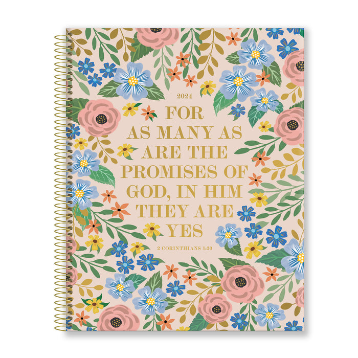 Promises of Yahweh - 2024 17-Month Bible Memory Planner