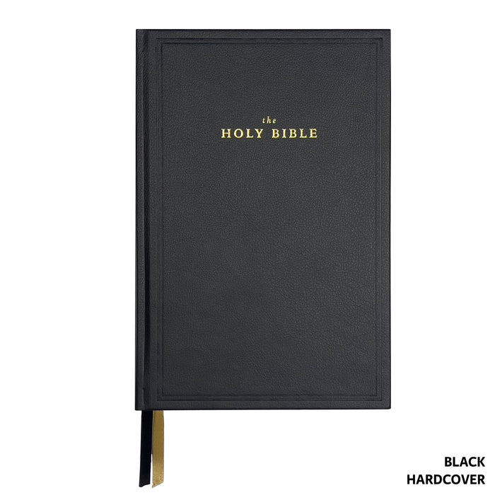 Legacy Standard Bible Handy Size Black Faux Leather Hardcover - Case Lot