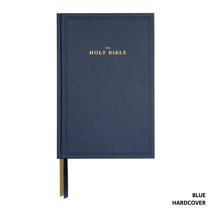 Legacy Standard Bible Handy Size Blue Faux Leather Hardcover - Case Lot