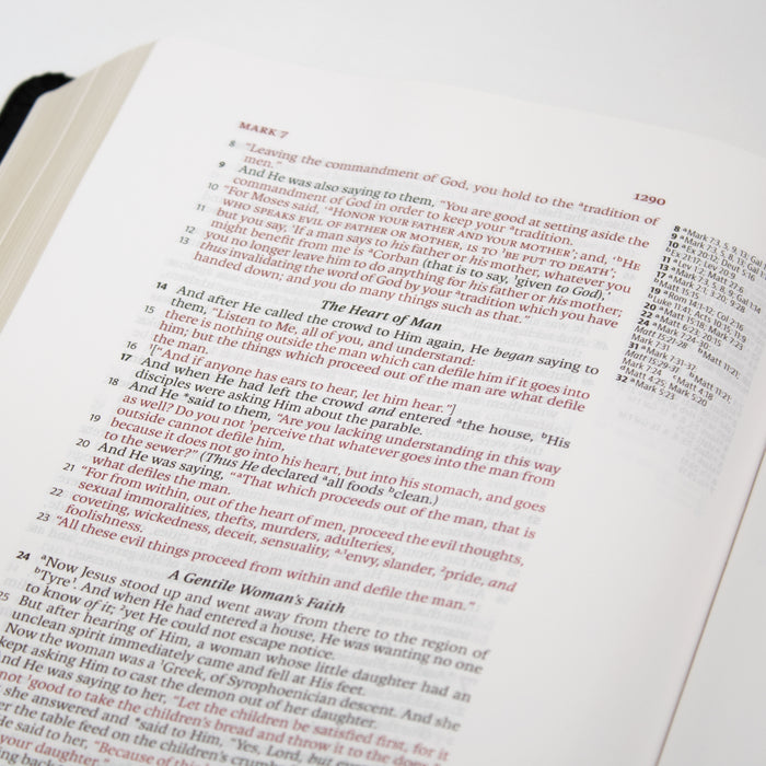 Legacy Standard Bible, Shepherd's Bible - Paste-Down Cowhide