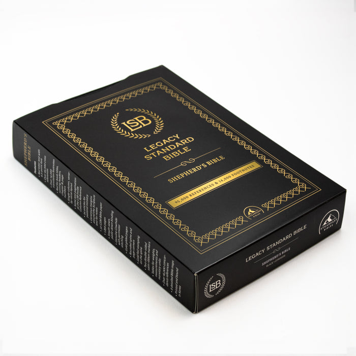 Legacy Standard Bible, Shepherd's Bible - Paste-Down Cowhide