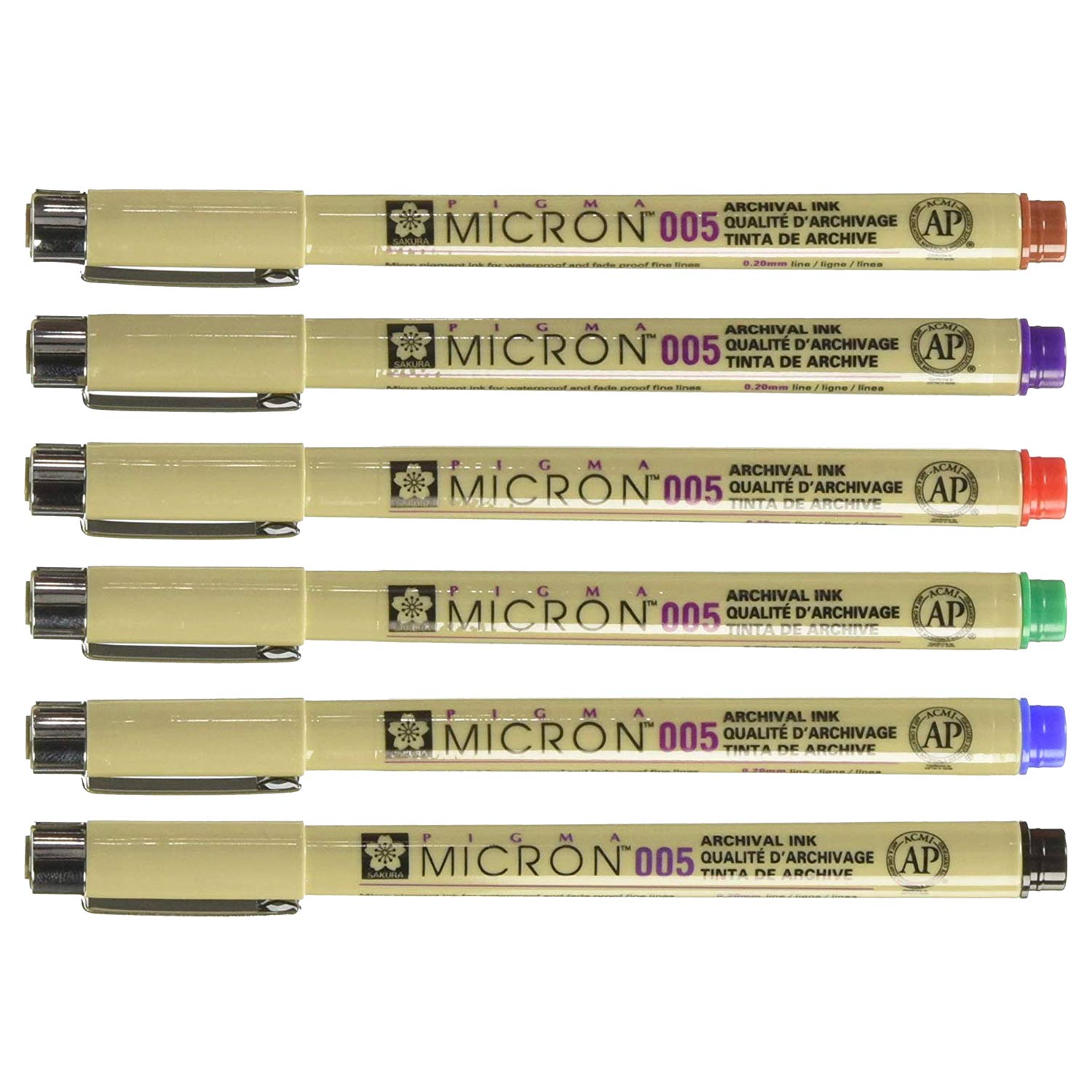 Pigma Black Micron 005 0.20mm Pen | Sakura #XSDK00549