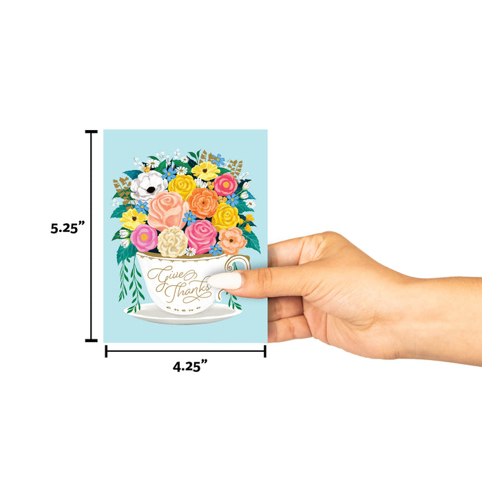 Bouquet of Blessings Greeting Card Set – Set of 20