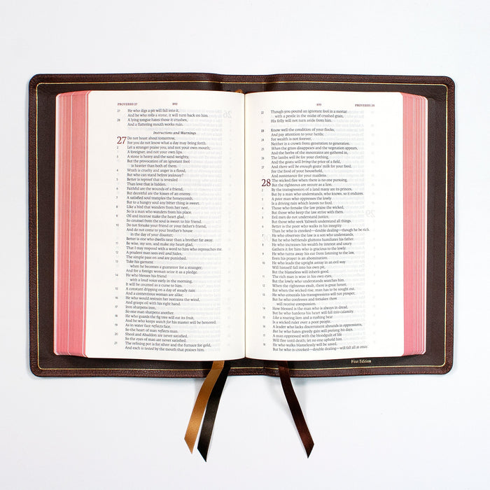 Legacy Standard Bible, Handy Size - Edge-Lined Goatskin - Royal Jongbloed 1st Edition