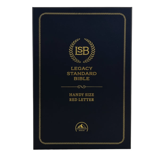 Legacy Standard Bible, Handy Size, Red Letter - Edge-Lined Goatskin