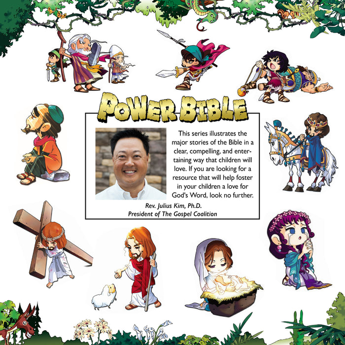 Power Bible #1-10 - Full Set - Kids Comic Bible - Green Egg Media
